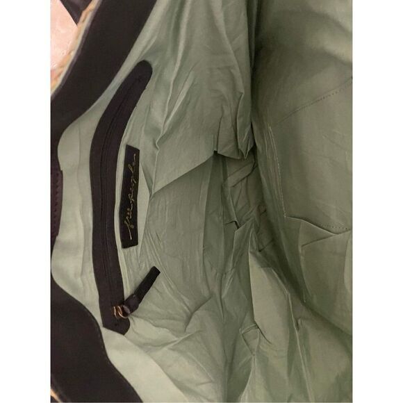 New Free People En Riva Raffia Tote 19L x 14H x 8 W - Picture 7 of 9